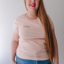 Load image into Gallery viewer, Doubt Shmout Crew Neck Tee with Rolled Sleeves