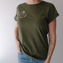 Load image into Gallery viewer, Doubt Shmout Scoop Neck Long Line Tee
