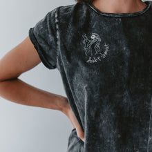 Load image into Gallery viewer, Doubt Shmout Scoop Neck Long Line Tee

